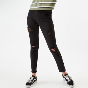 Pacsun Black Ripped Jeans